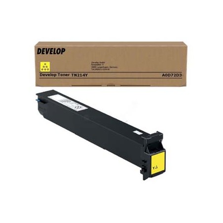 Develop oryginalny toner A0D72D3, TN-214Y, yellow, 18500s