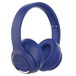 Devia słuchawki Bluetooth Kintone nauszne niebieskie