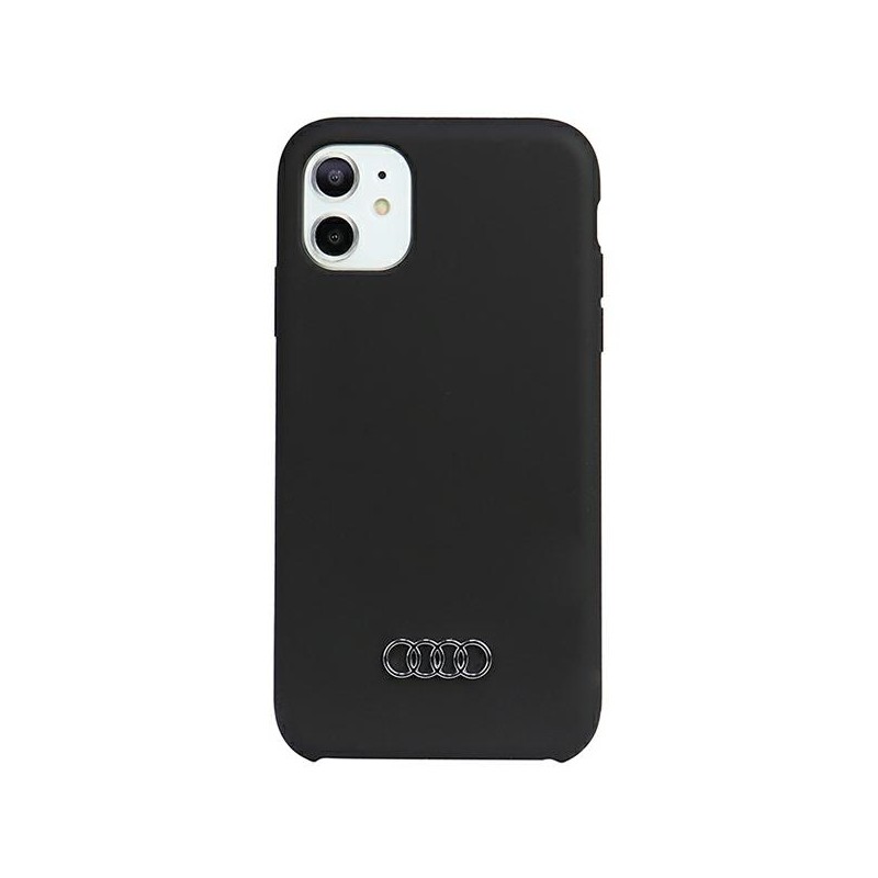 Audi nakładka do iPhone 11 AU-LSRIP11-Q3/D1-BK czarna hard case Silicone