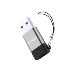 żBWOO adapter BZ-38 USB-C - USB szary OTG