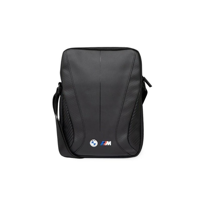 BMW torba na tablet BMTB10SPCTFK czarna PU Leather & Carbon 10&quot