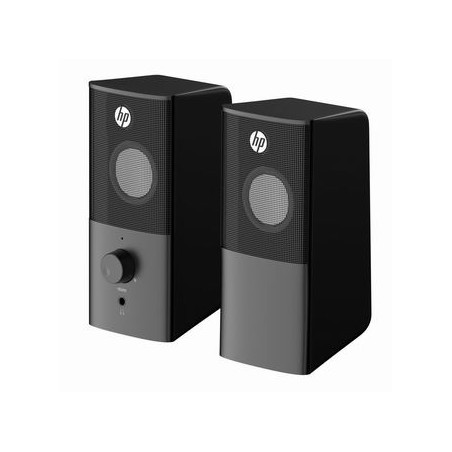 HP głośniki DHS-2101, 2.0, 6W, czarny, regulacja głośności, stołowy, 3,5 mm jack (USB)