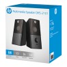 HP głośniki DHS-2101, 2.0, 6W, czarny, regulacja głośności, stołowy, 3,5 mm jack (USB)