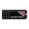 Goodram USB flash disk, USB 2.0, 64GB, UME2, UME2, czarny, UME2-0640K0R11-SP