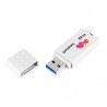 Goodram USB flash disk, USB 2.0, 64GB, UME2, Walentynki, biały, UME2-0640W0R11-V, USB A, z osłoną Walentynki