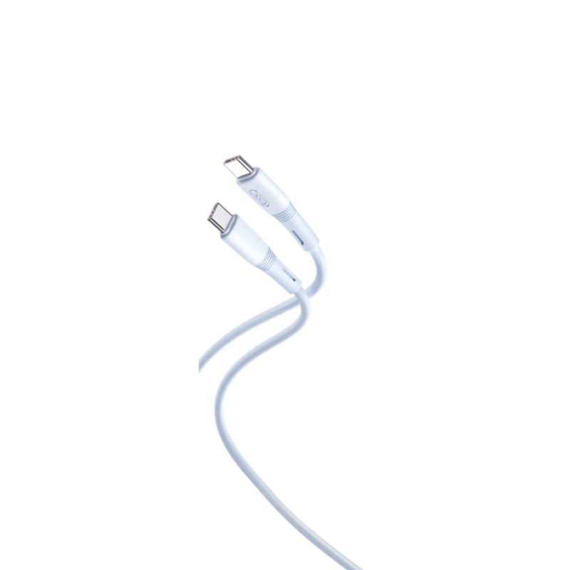 XO kabel NB-Q226B USB-C - USB-C 1m 60W niebieski