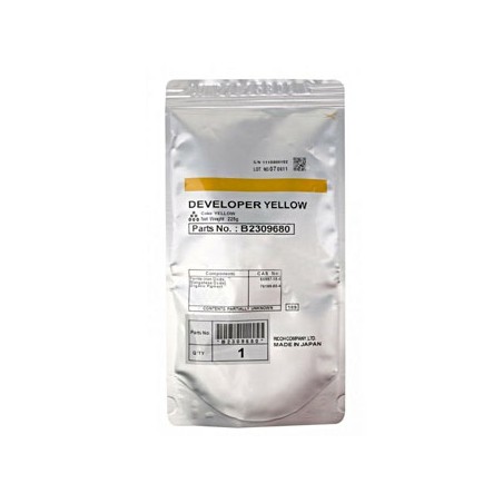 Ricoh oryginalny developer D0899680, yellow, 240000s