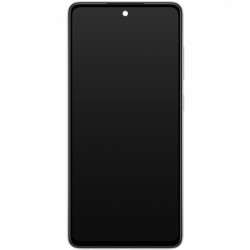 LCD + Panel Dotykowy Samsung Galaxy A52S 5G A528 GH82-26863D 26861D 26910D 26909D biały z ramką oryginał