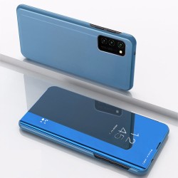 Etui Smart Clear View do Samsung Galaxy A14 4G / Samsung Galaxy A14 5G niebieske