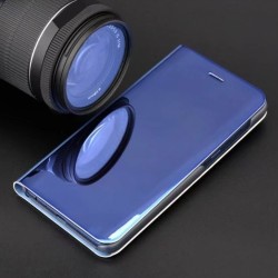 Etui Smart Clear View do Samsung Galaxy A14 4G / Samsung Galaxy A14 5G niebieske