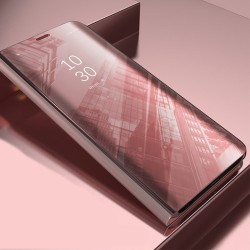 Etui Smart Clear View do Samsung Galaxy A14 4G / Samsung Galaxy A14 5G różowe