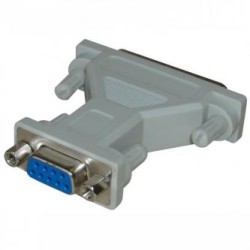 Serial redukcja, do myszy, DB25 M - DB9 F, szara, Logo 68012, EOL