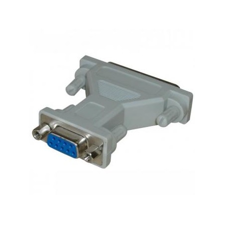 Serial redukcja, do myszy, DB25 M - DB9 F, szara, Logo 68012, EOL