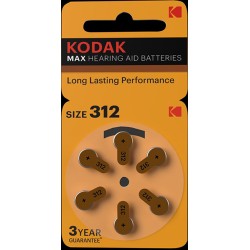 Kodak Jednorazowa cynkowo-powietrzna. baterie P312, 6-pack