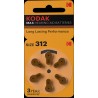 Kodak Jednorazowa cynkowo-powietrzna. baterie P312, 6-pack