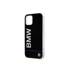BMW  nakładka do iPhone 12 / 12 Pro 6,1&quot BMHCP12MPCUBBK czarna hardcase Signature Printed Logo