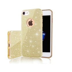 Nakładka Glitter 3w1 do iPhone 14 Plus 6,7&quot złota