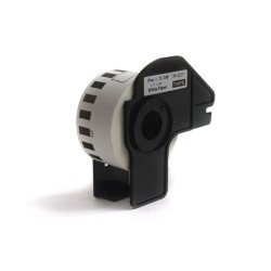 Etykiety JetWorld Zamiennik Brother DK Czarny na Białym 29mm*15.24m  DK22211, DK-22211, DK22.211