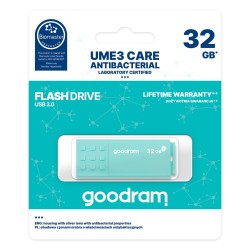 Goodram pendrive 32GB USB 3.0 UME3 Care jasnozielony
