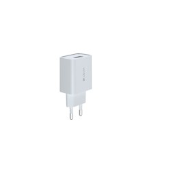 Devia ładowarka sieciowa Smart 1x USB 2,1A biała + kabel microUSB
