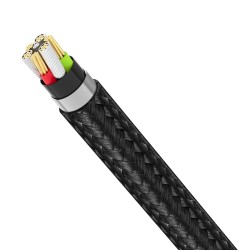 Devia kabel Gracious USB - Lightning 1,0 m 2,4A czarny