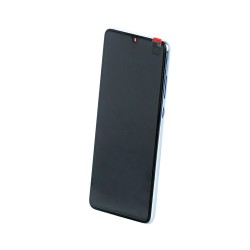 LCD + Panel Dotykowy Huawei P30 ELE-L09 ELE-L29 02354HMF jasno niebieski z ramką i baterią oryginał