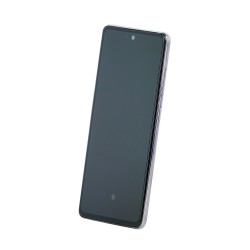 LCD + Panel Dotykowy Samsung A52S 5G A528 GH82-26861A GH82-26863A GH82-26910A czarny z ramką oryginał