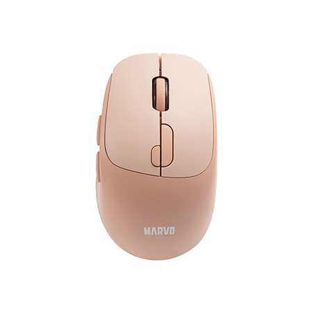 Marvo M809W Mysz bezprzewodowa, pastelowy pomarańczowy, 1600DPI, EOL