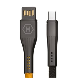 Hammer kabel USB-C 1,2 m 3A pomarańczowy