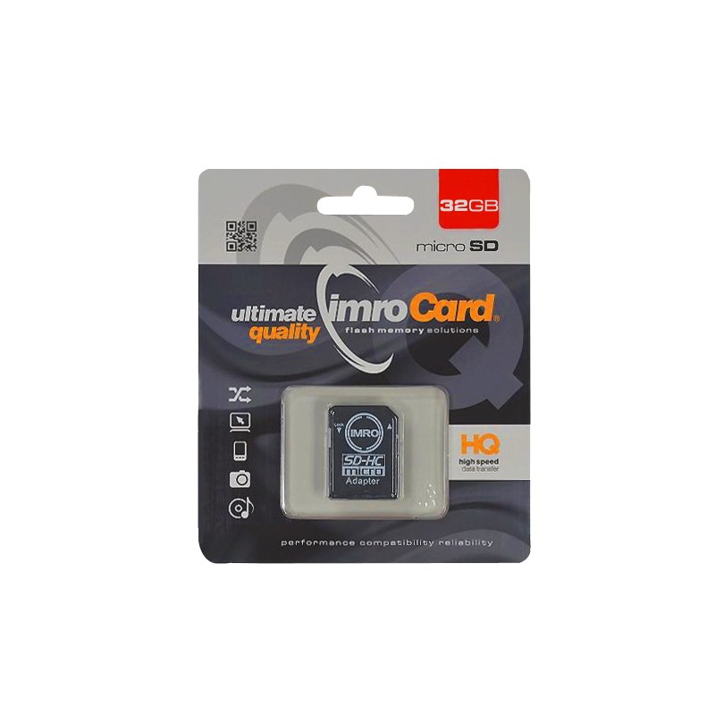Imro karta pamięci 32GB microSDHC kl. 10 UHS-I + adapter