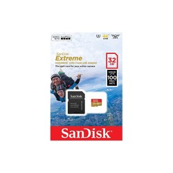 SanDisk karta pamięci 32GB microSDHC Extreme 100/60MB/s UHS-1 GoPro + adapter