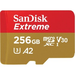 SanDisk karta pamięci 256GB Extreme microSDXC 160/90MB/s UHS-I U3 Mobile + adapter