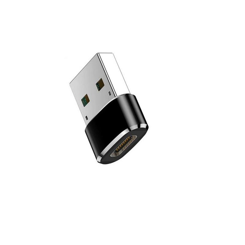 Adapter USB-C - USB czarny woreczek