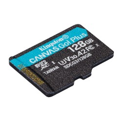 Kingston karta pamięci 128GB microSDXC Canvas Go! Plus kl. 10 UHS-I 170 MB/s + adapter