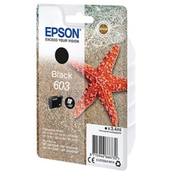 Epson oryginalny ink / tusz C13T03U14020, black, blister z ochroną, 3.4ml