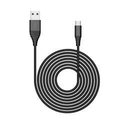 Riversong kabel Alpha S USB - microUSB 1,0m 2,4A czarny CM32