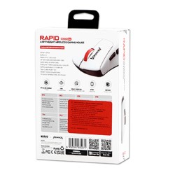 Marvo MONKA RAPID Mysz biała, 12000DPI, Tri-Mode, EOL