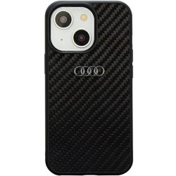 Audi nakładka do iPhone 14 6,1&quot AU-TPUPCIP14-R8/D2-BK czarna hard case Carbon Fiber