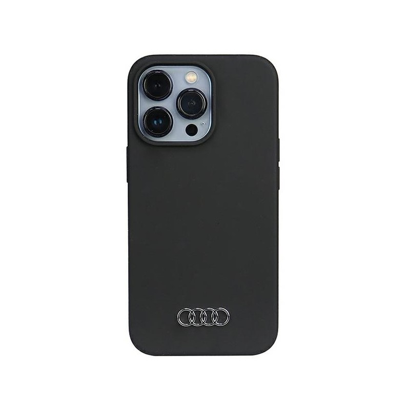 Audi nakładka do iPhone 13 Pro 6,1&quot AU-LSRIP13P-Q3/D1-BK czarna hard case Silicone