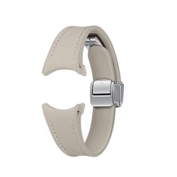 Samsung pasek D-Buckle Hybrid Eco-Leather Band (Slim, S/M) do Samsung Galaxy Watch 6 etoupe