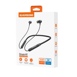 Riversong słuchawki Bluetooth Stream M1 czarne EA512