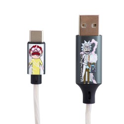 Rick & Morty kabel USB-C- Lighting 1,2 m Shock! 10W