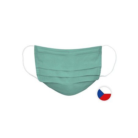 Nano maseczka chirurgiczna, zielona, 5 warstw, L, 50ks, Spurtex, EOL