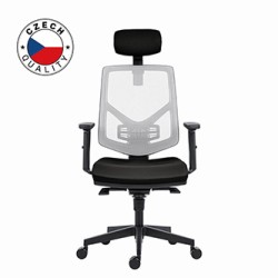 Powerton ERGO TINA Ergonomiczny fotel biurowy, Czarny