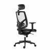 Powerton ERGO TINA Ergonomiczny fotel biurowy, Czarny