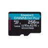 Kingston karta pamięci Canvas Go! Plus, 256GB, micro SDXC, SDCG3/256GBSP, UHS-I U3, A2, V30