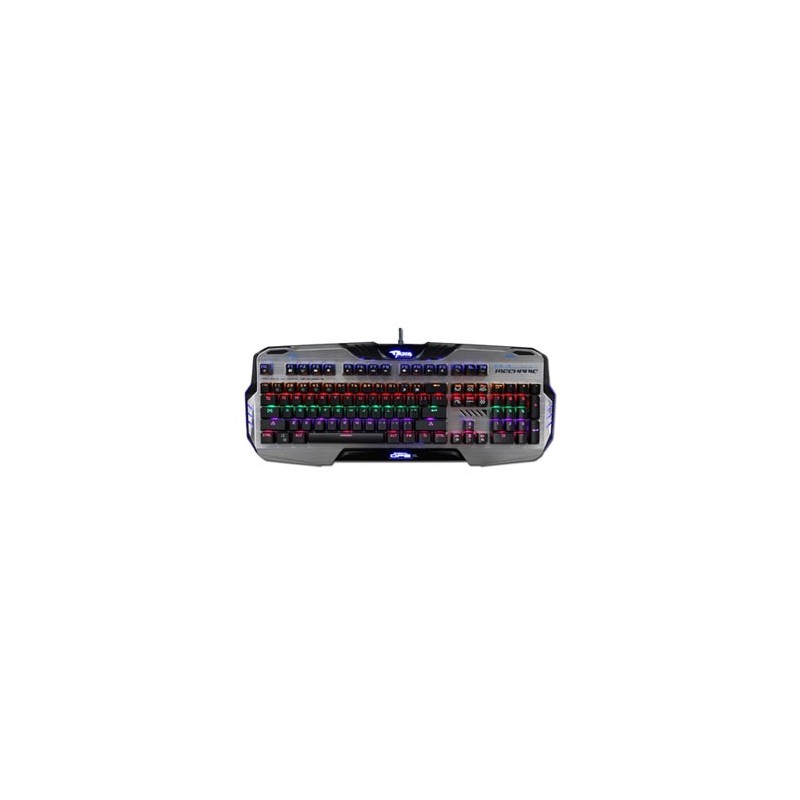 E-blue Mazer Mechanical 729 klawiatura przewodowa (USB) US, czarna mechaniczna