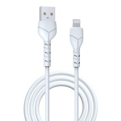 Devia kabel Kintone USB - Lightning 1,0 m 2,1A biały