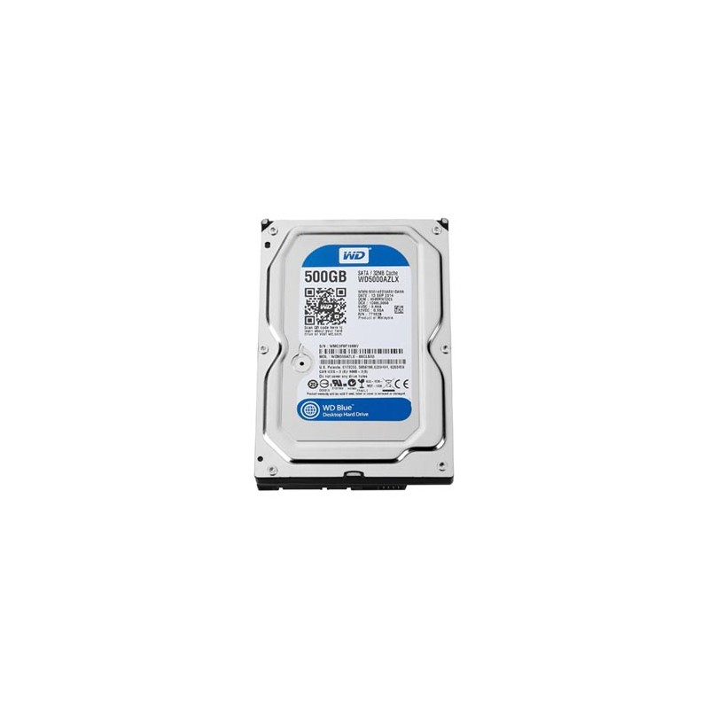 Western Digital wewnętrzny dysk twardy, WD Blue, 3.5", SATA III, 0,5TB, 500GB, WD5000AZLX