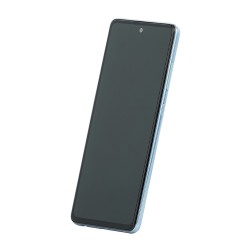 LCD + Panel Dotykowy Samsung A52 A525 A526 GH82-25524B GH82-25526B GH82-25754B niebieski z ramką oryginał